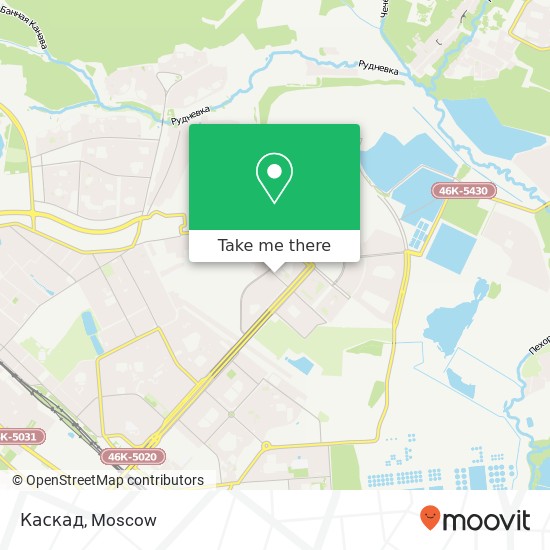 Каскад, улица Ухтомского Ополчения Москва 111674 map