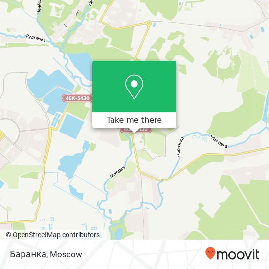 Баранка, Люберецкий район 140009 map