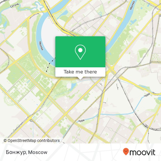 Бонжур, Москва 119334 map