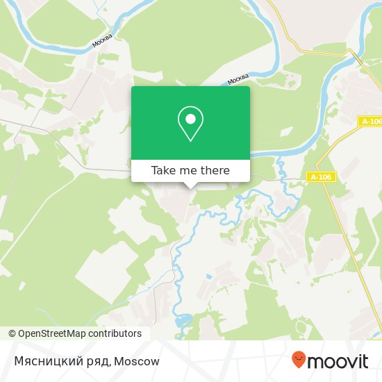 Мясницкий ряд, Горки 10 Одинцовский район 143032 map