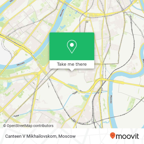 Canteen V Mikhailovskom, 2-й Верхний Михайловский проезд Москва 115419 map