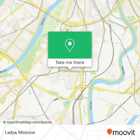 Ladya, улица Серпуховский Вал Москва 115191 map
