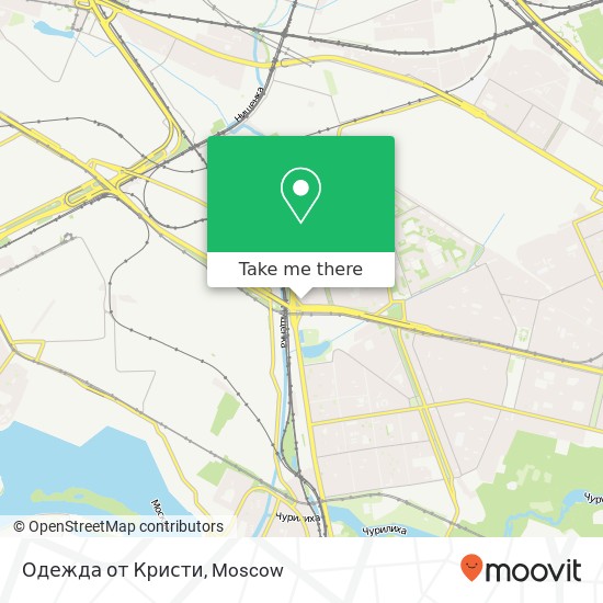 Одежда от Кристи, Волгоградский проспект, 51 Москва 109125 map