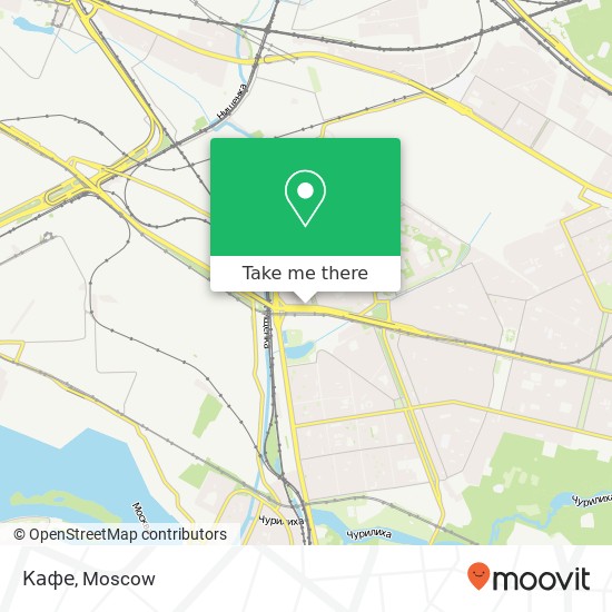 Кафе, Волгоградский проспект Москва 109125 map