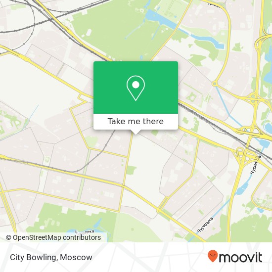 City Bowling, улица Академика Скрябина, 9 Str 9 Москва 109377 map