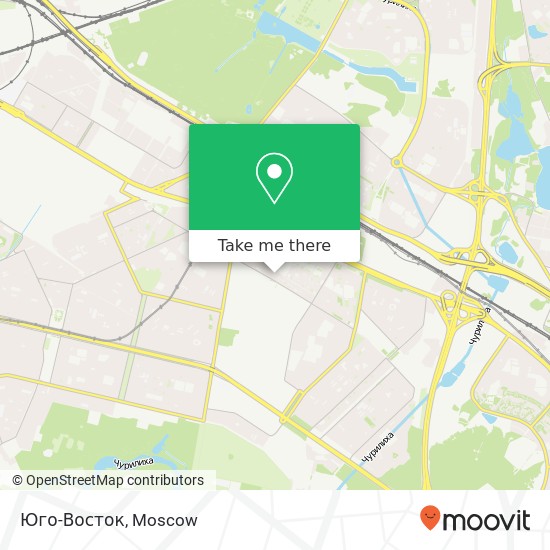 Юго-Восток, Москва 109444 map