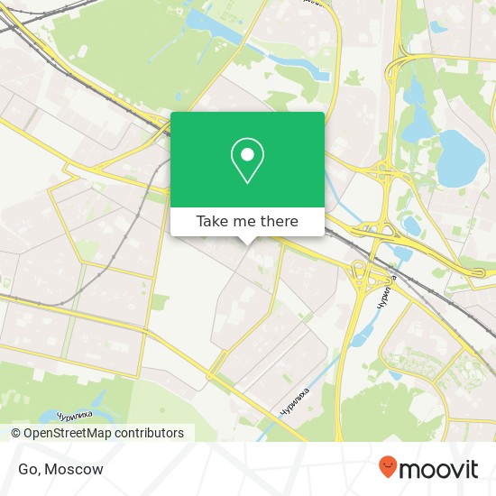Go, Москва 109444 map