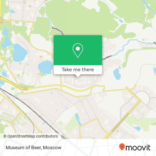 Museum of Beer, улица Татьяны Макаровой Москва 111675 map