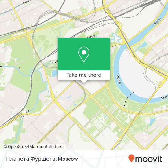 Планета Фуршета, Москва 119330 map
