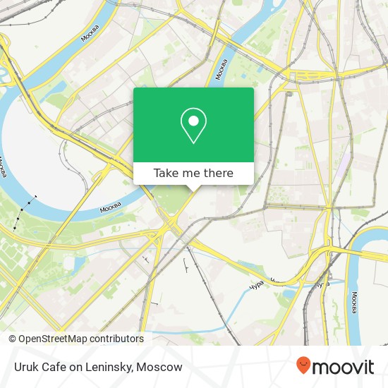 Uruk Cafe on Leninsky, Ленинский проспект Москва 119071 map