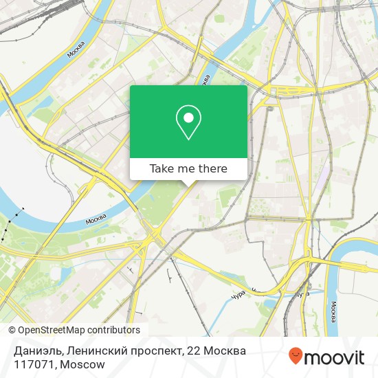 Даниэль, Ленинский проспект, 22 Москва 117071 map
