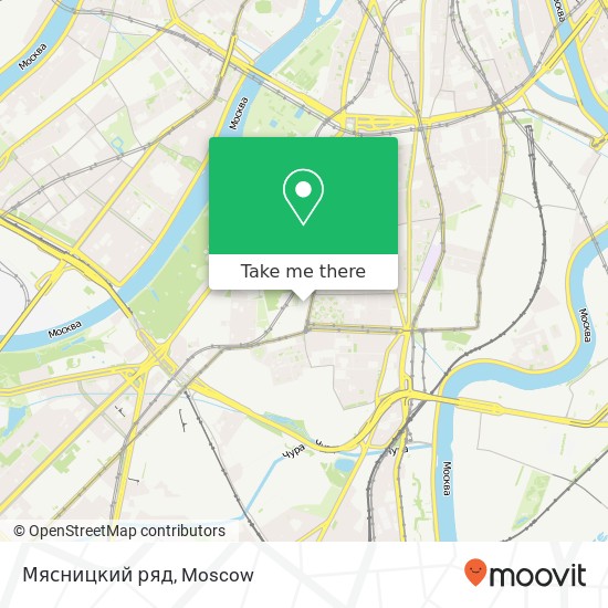 Мясницкий ряд, улица Шаболовка, 50 Москва 115419 map