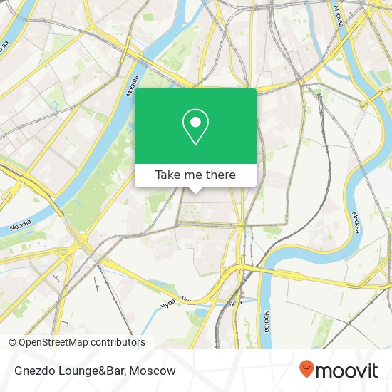 Gnezdo Lounge&Bar map