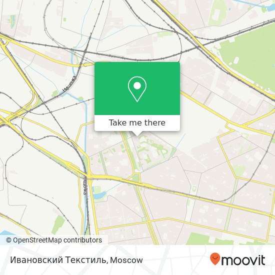 Ивановский Текстиль, Москва 109125 map