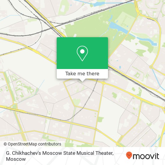 G. Chikhachev's Moscow State Musical Theater map