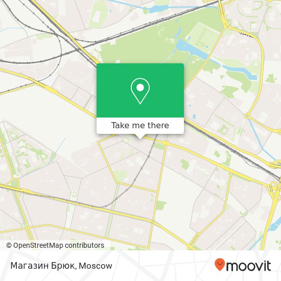 Магазин Брюк, Рязанский проспект Москва 109377 map