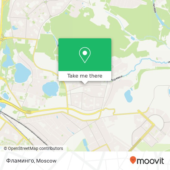 Фламинго, Москва 111675 map
