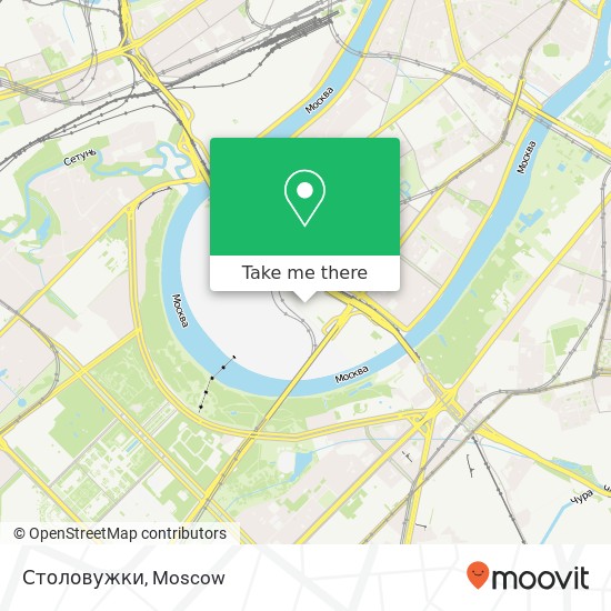 Столовужки, Новолужнецкий проезд, 5 Москва 119270 map