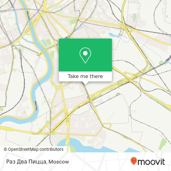 Раз Два Пицца, Москва 115088 map