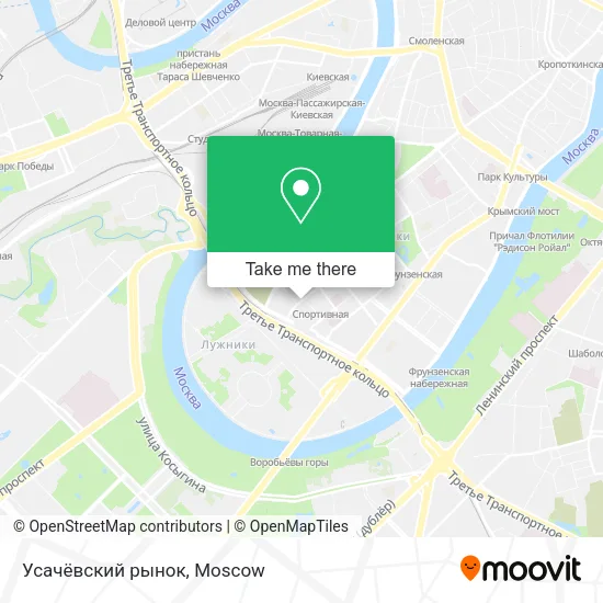Усачёвский рынок map