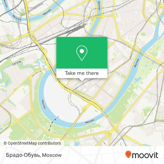 Брадо-Обувь, улица 10-летия Октября Москва 119048 map