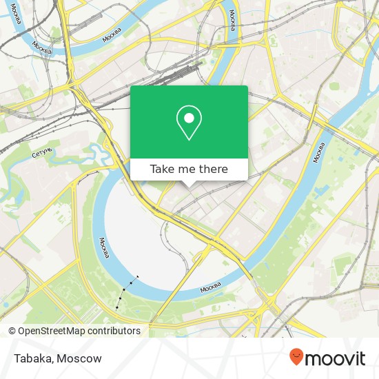 Tabaka, улица 10-летия Октября Москва 119048 map