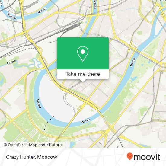 Crazy Hunter, улица Доватора, 8 Москва 119048 map
