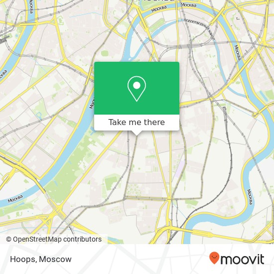 Hoops, улица Шаболовка, 10 Москва 119049 map