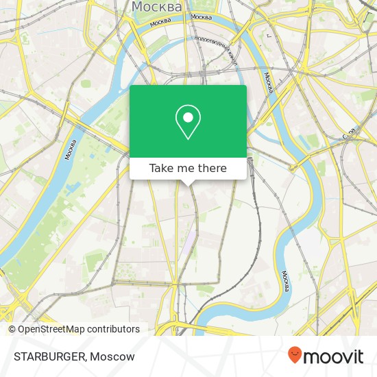 STARBURGER, Большая Серпуховская улица, 32 Москва 115093 map