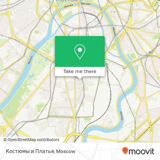 Костюмы и Платья, Большая Серпуховская улица, 36 Москва 115093 map