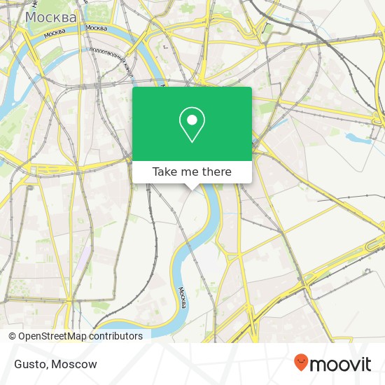 Gusto, Москва 115114 map