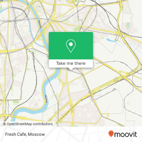 Fresh Cafe, Москва 115088 map