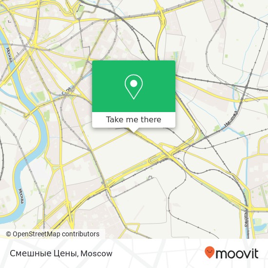 Смешные Цены, Волгоградский проспект Москва 109316 map