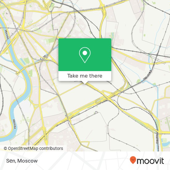 Sеn, Волгоградский проспект Москва 109316 map