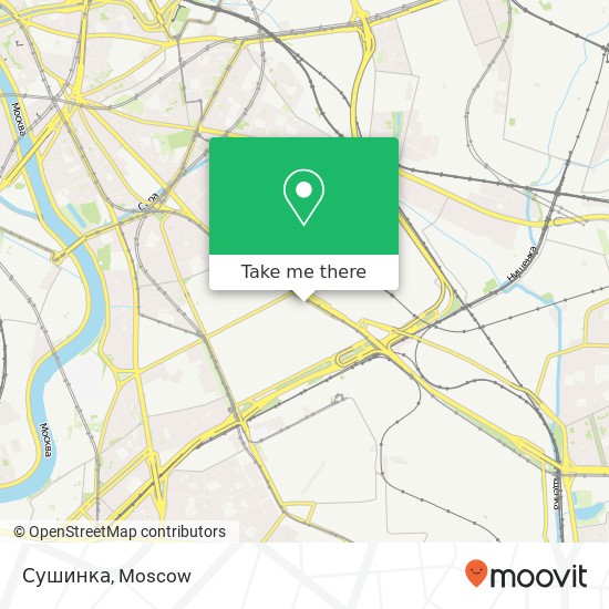 Сушинка, Москва 109316 map
