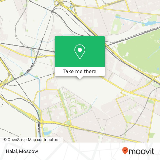 Halal, Рязанский проспект Москва 109428 map