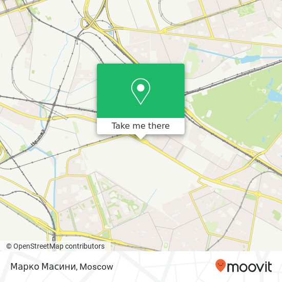 Марко Масини, Рязанский проспект Москва 109428 map