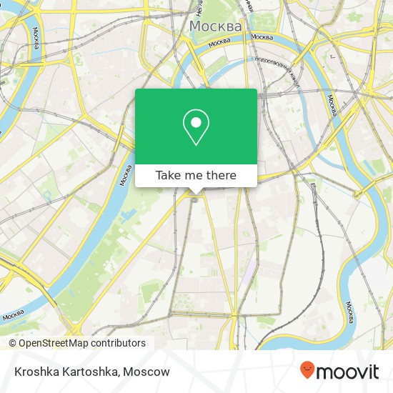 Kroshka Kartoshka, проезд Апакова Москва 119049 map