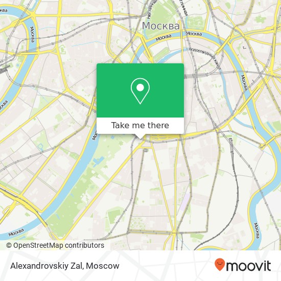Alexandrovskiy Zal, Москва 119049 map