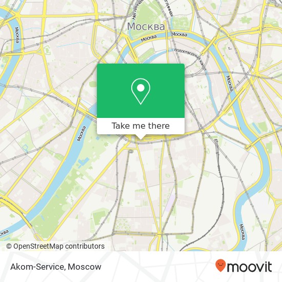 Akom-Service, улица Коровий вал Москва 119049 map