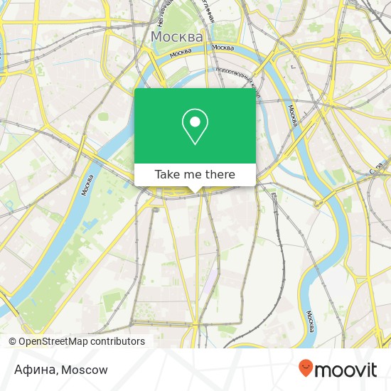 Афина, Москва 119049 map
