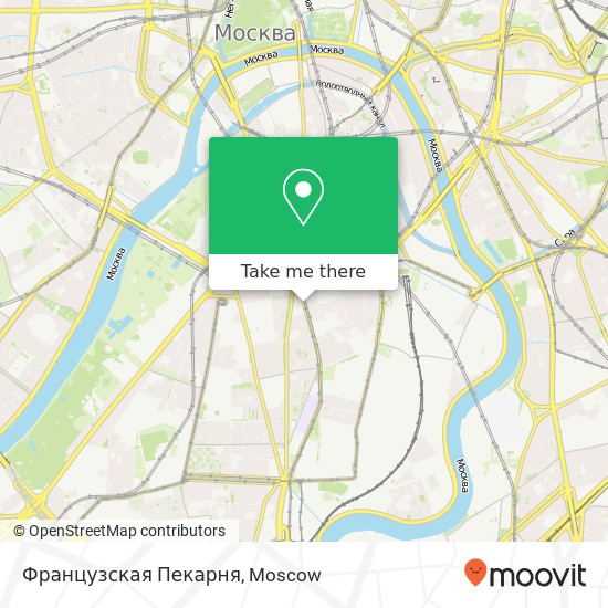 Французская Пекарня, Большая Серпуховская улица, 17 Москва 115093 map