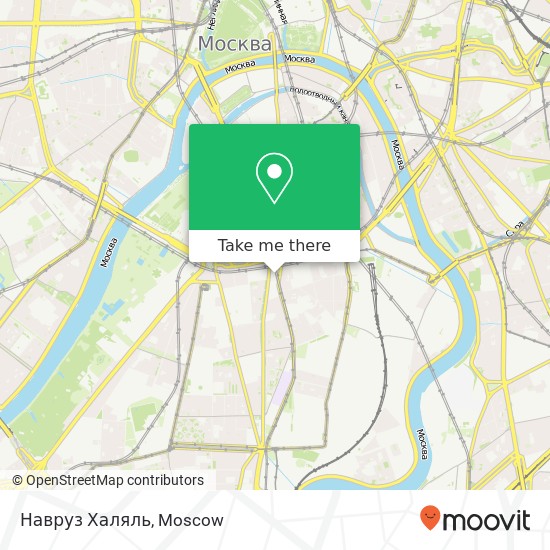 Навруз Халяль, Большая Серпуховская улица Москва 115093 map