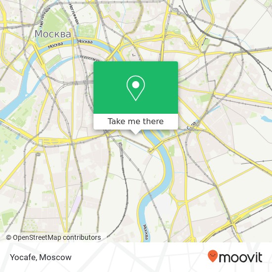 Yocafe, Кожевническая улица, 7 str 1 Москва 115114 map