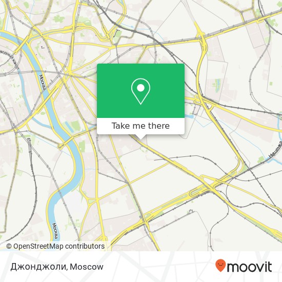 Джонджоли, Волгоградский проспект Москва 109316 map