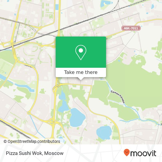 Pizza Sushi Wok, Новокосинская улица Москва 111673 map