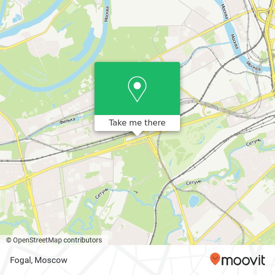 Fogal, Москва 121108 map
