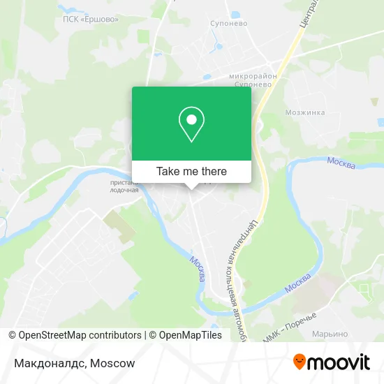 Макдоналдс map