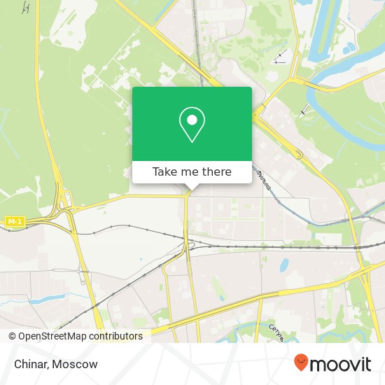 Chinar, Москва 121351 map