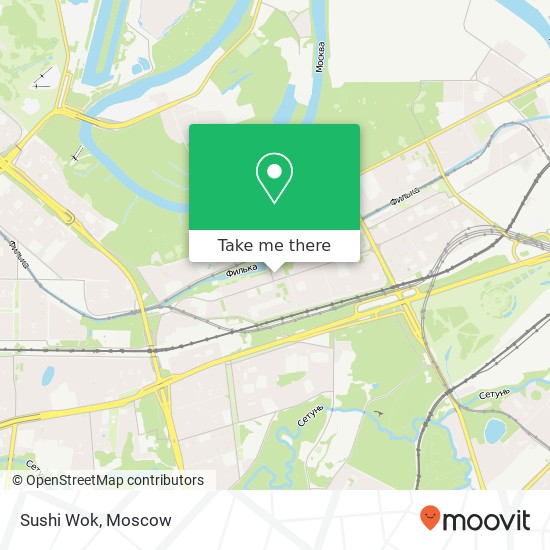 Sushi Wok, Москва 121108 map
